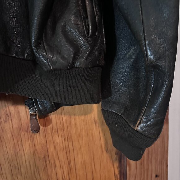 Avirex A-2 Bomber Flight Leather Jacket - Picture 12 of 16